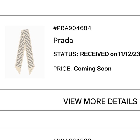 Prada Gold and Black Geometric Scarf - Picture 3 of 3